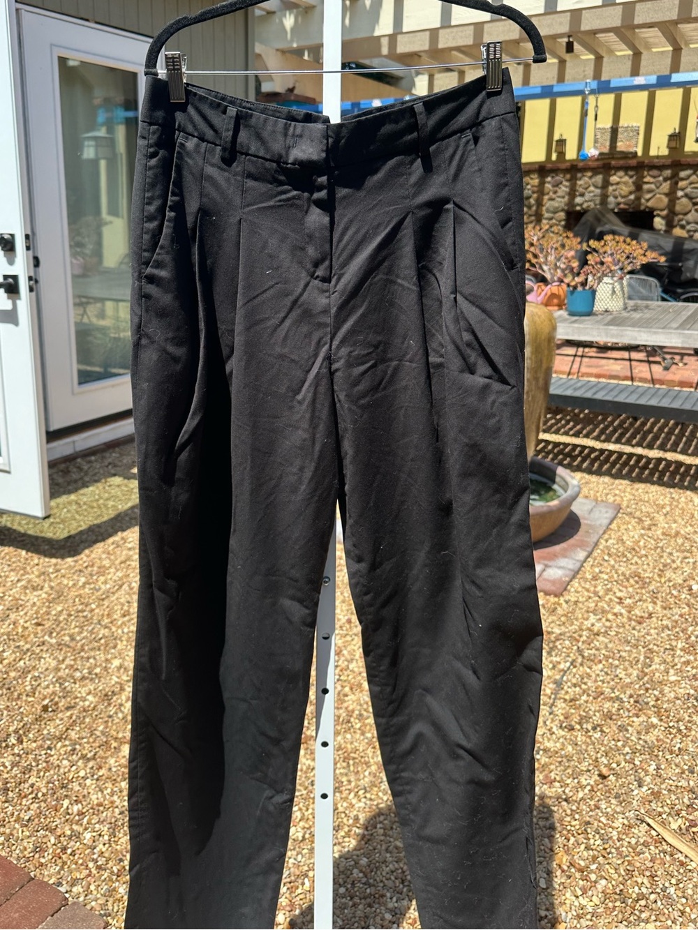 The Frankie Shop Black Tailored Dress Trousers